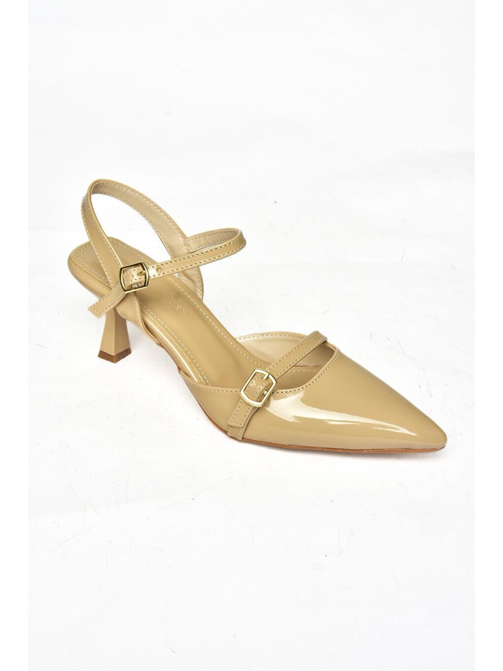 Bej S5180813 Ten Kadın Topuklu Ayakkabı-1