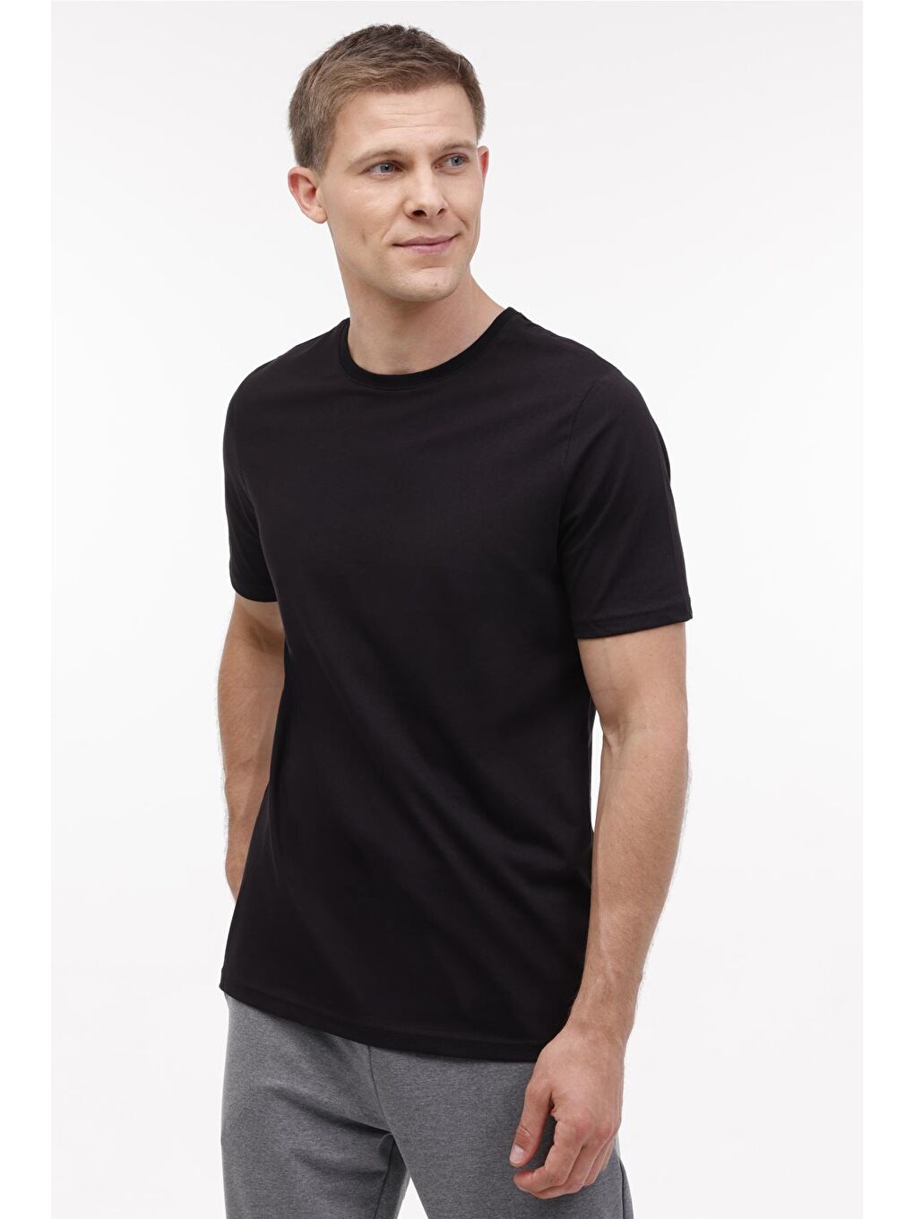 MB SN220 T SHIRT 4PR Siyah Erkek Kısa Kol Tişört