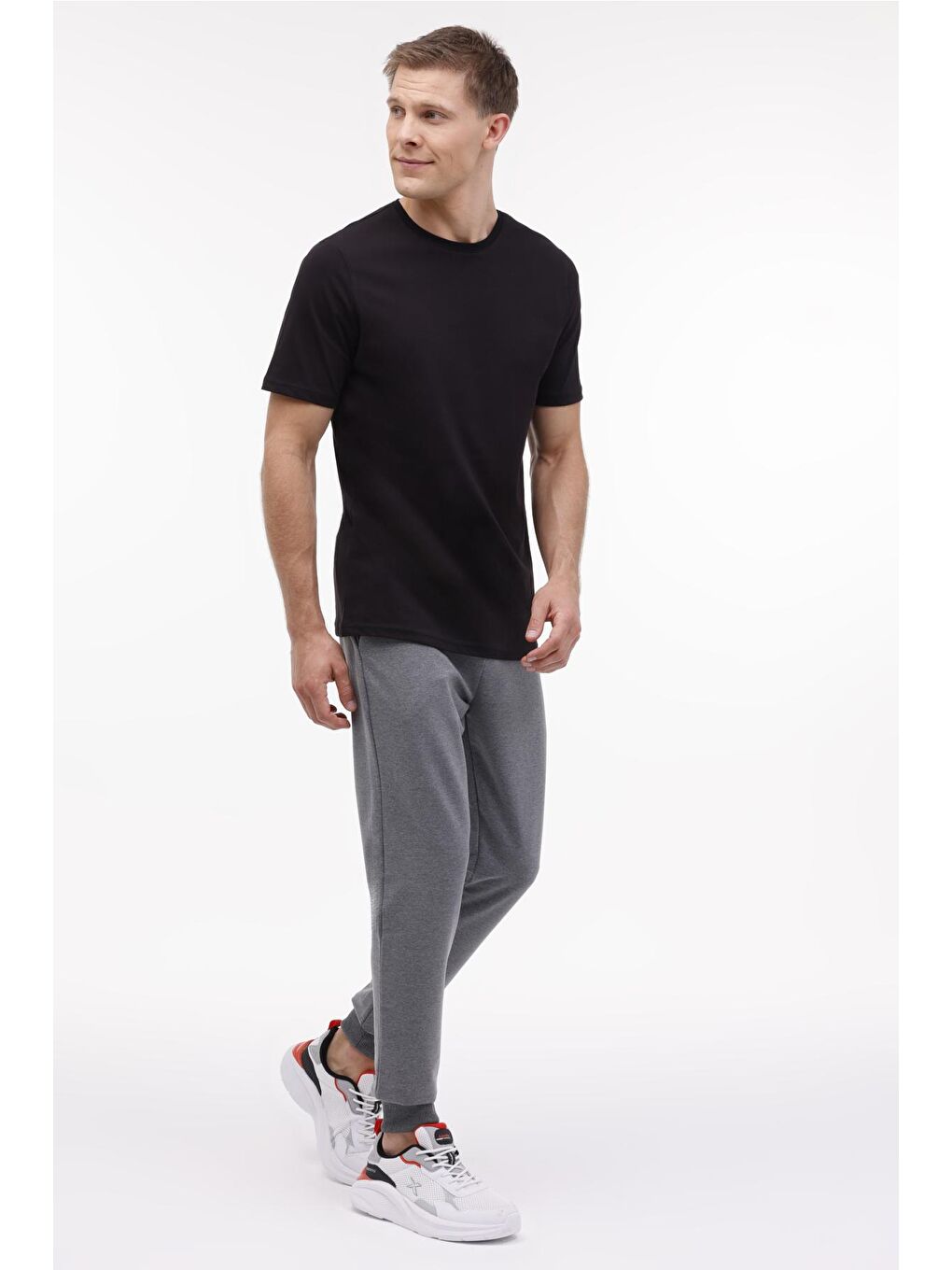 MB SN220 T SHIRT 4PR Siyah Erkek Kısa Kol Tişört-2