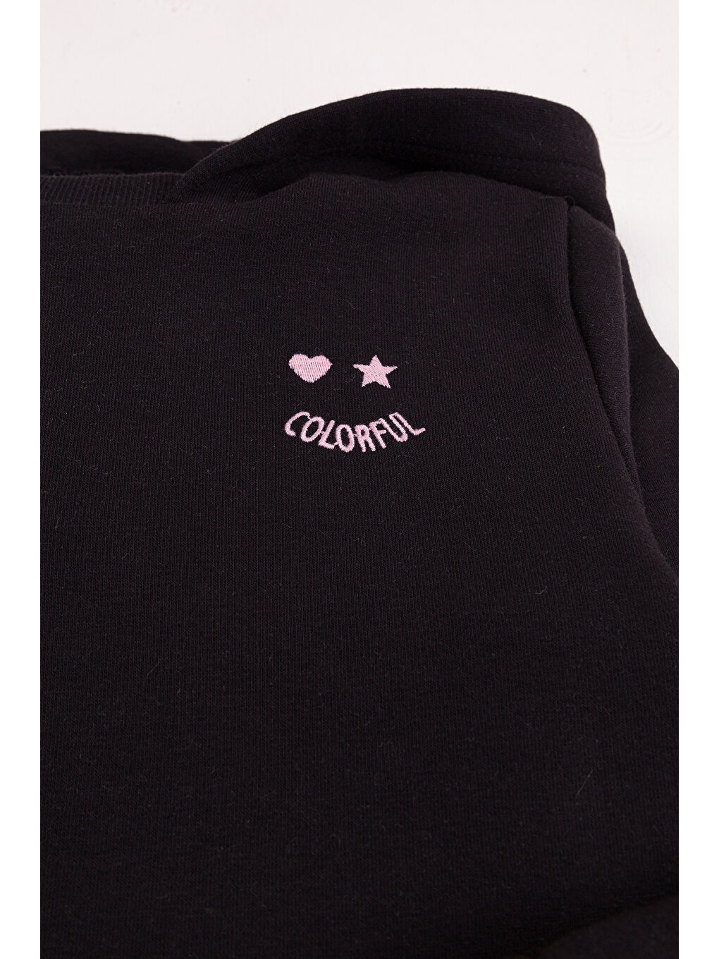 Ekru Kız Çocuk 2'li Paket Basic Sweatshirt-6