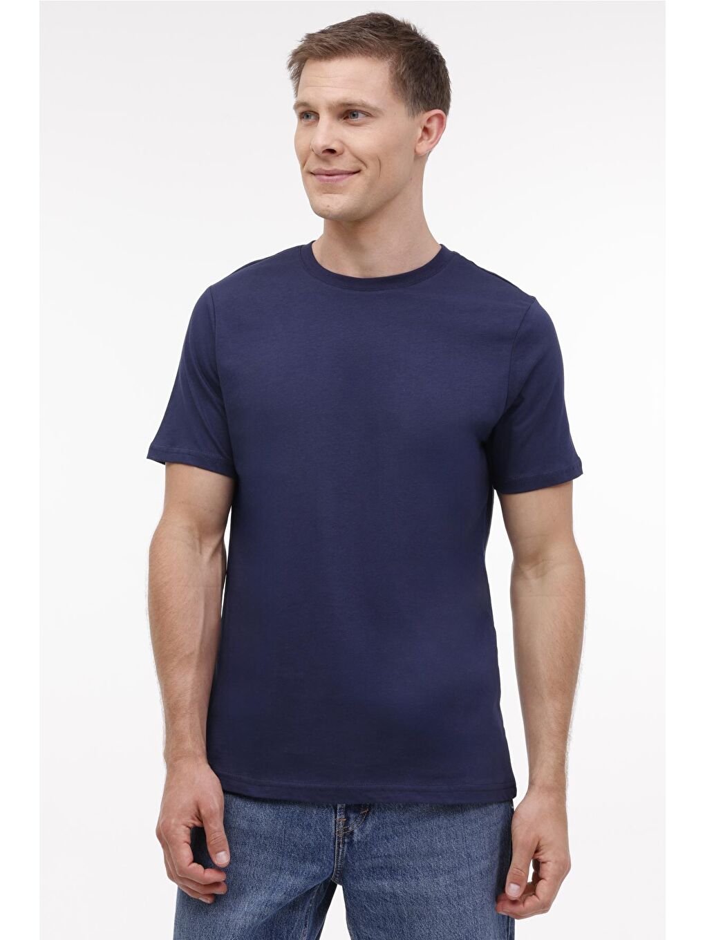 Kinetix MB SN220 T SHIRT 4PR Lacivert Erkek Kısa Kol T-Shirt