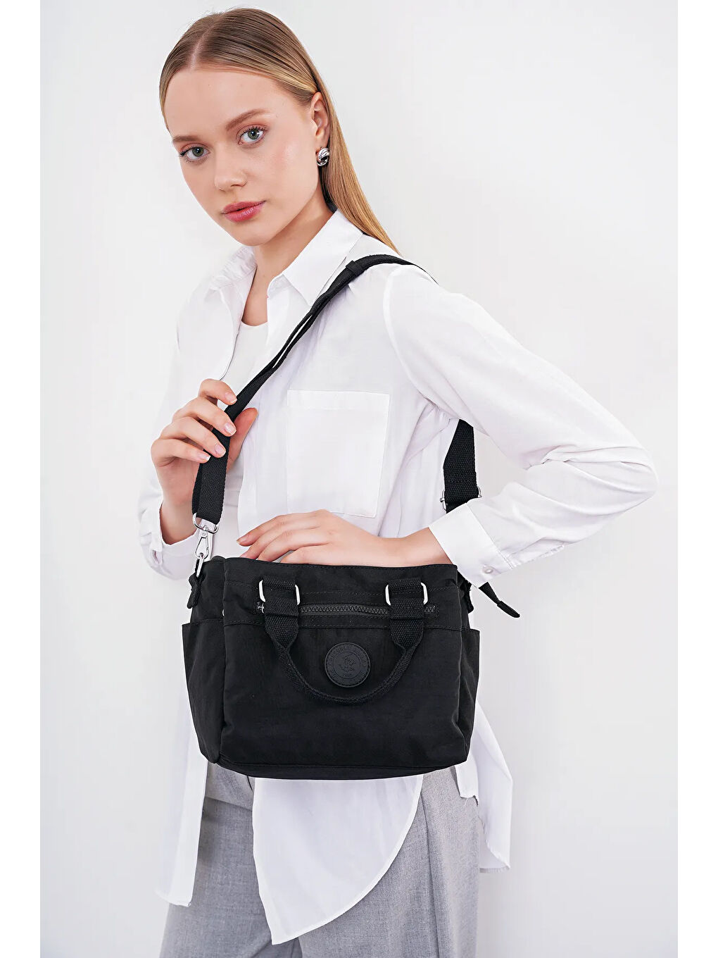 Siyah Kadın Omuz Çantası BHPC6007-3