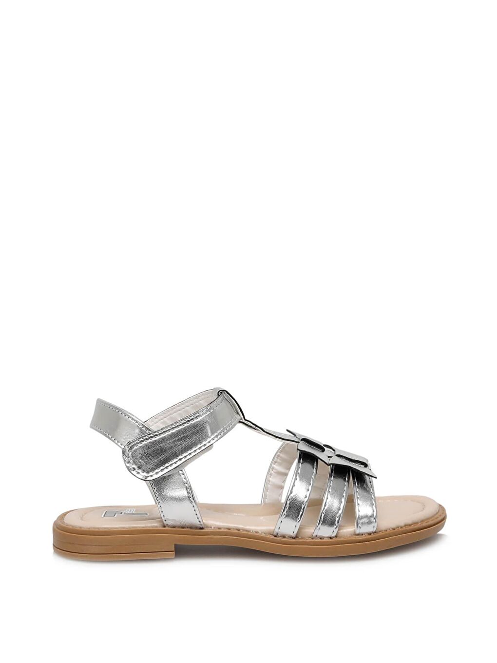 Gri VALERI 1FX Gümüş Kız Çocuk Sandalet