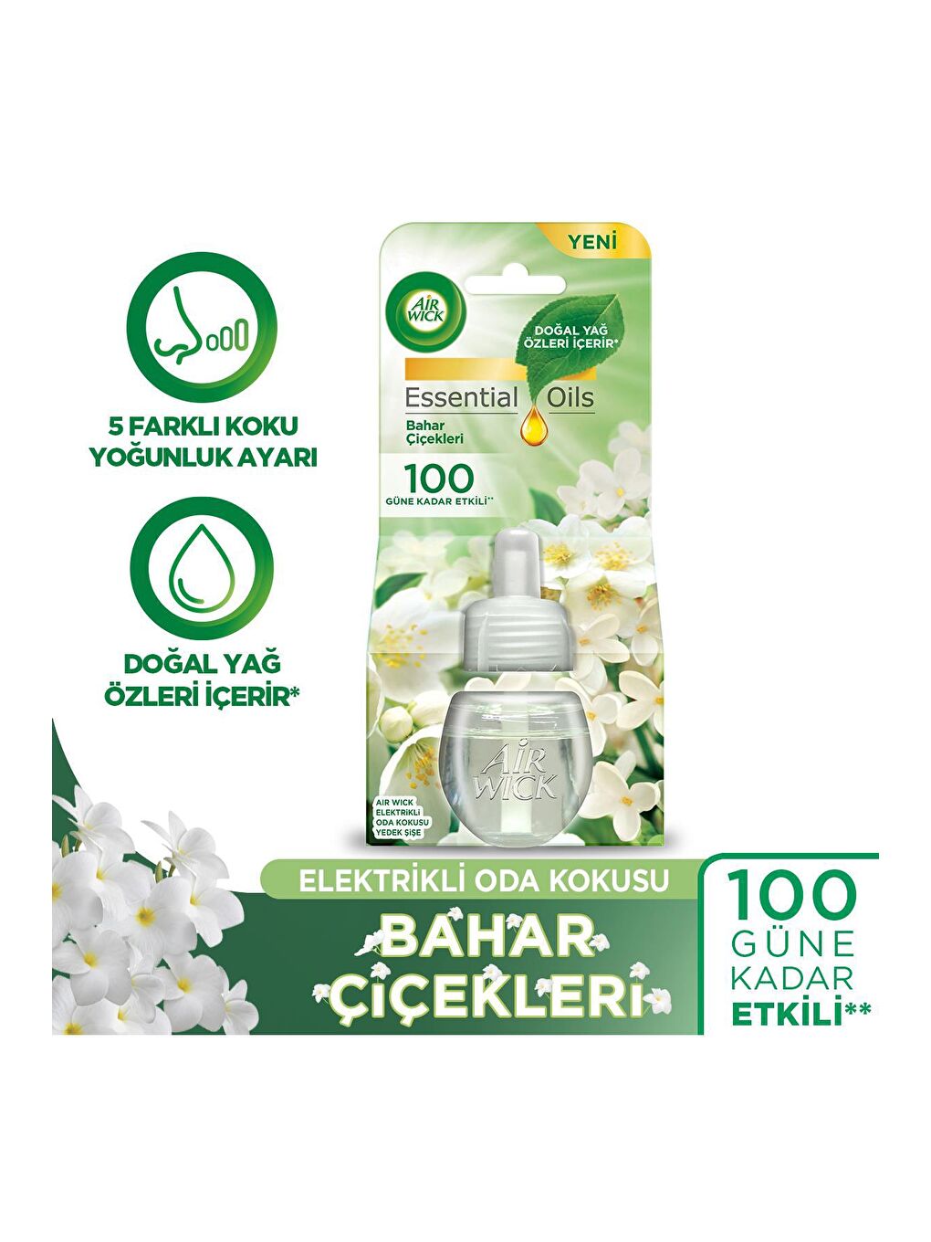 Air Wick Renksiz Elektrikli Oda Kokusu Set ( 2 KIT Temizliğin Esintisi + 4 Çeşit Yedek) - 3