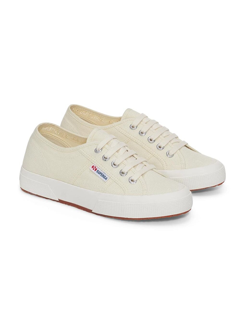 Superga 2750 New Plus Kadın Bej Sneaker - 1