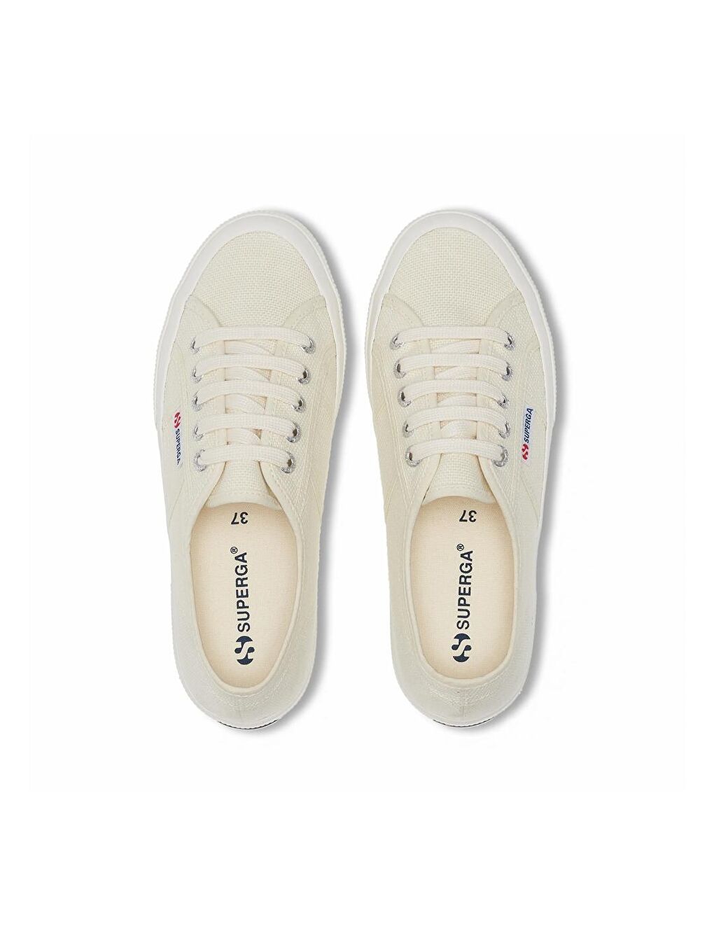 Superga 2750 New Plus Kadın Bej Sneaker - 3