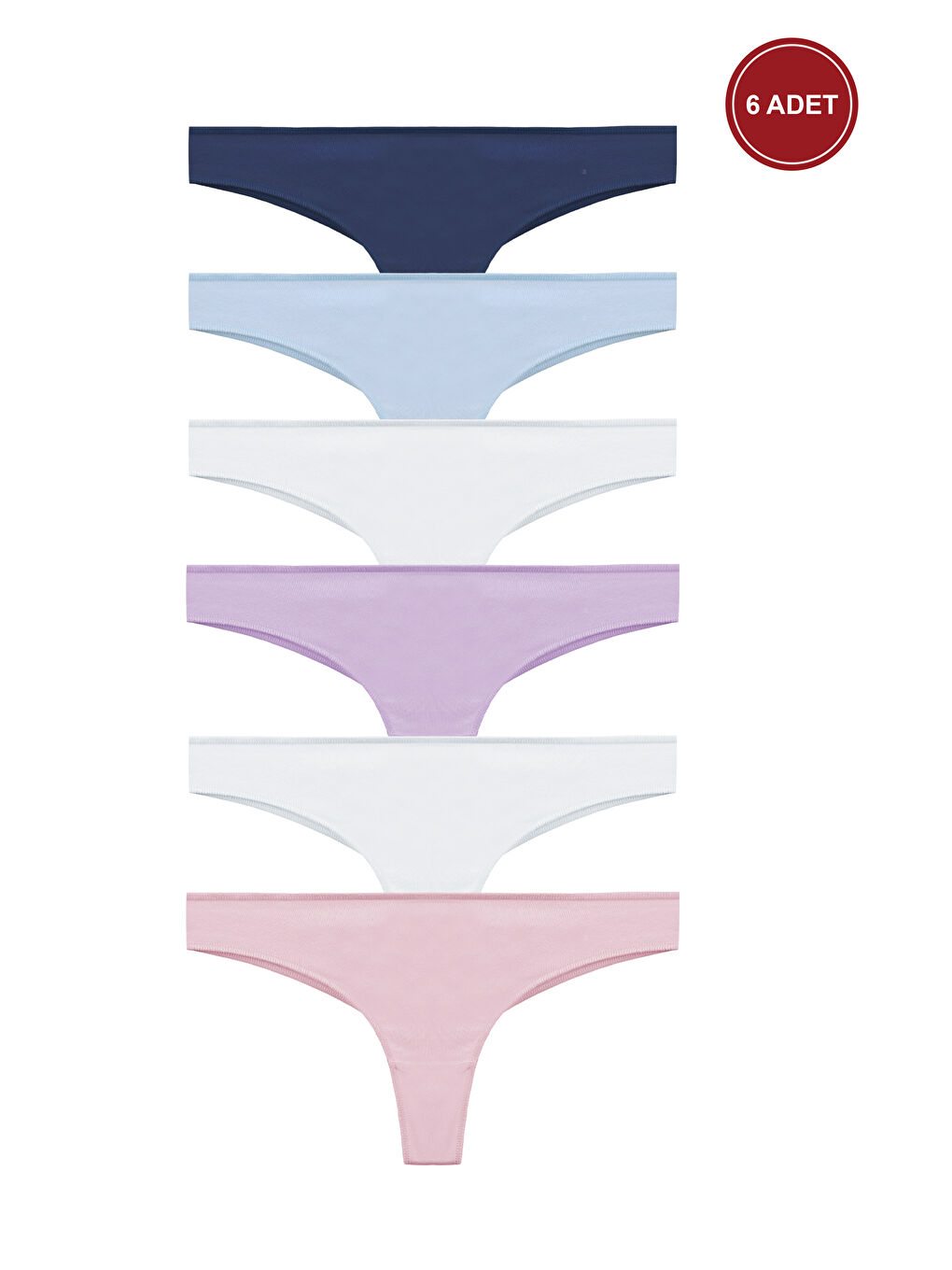 Mavi Kadın Pamuklu 6'lı Brazilian Külot