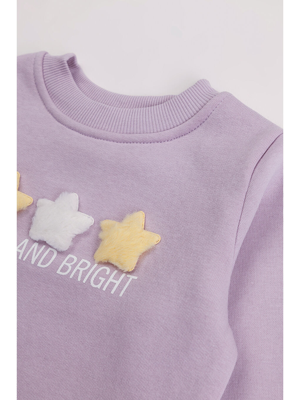 Siyah Kız Çocuk 2'li Paket Basic Sweatshirt-5