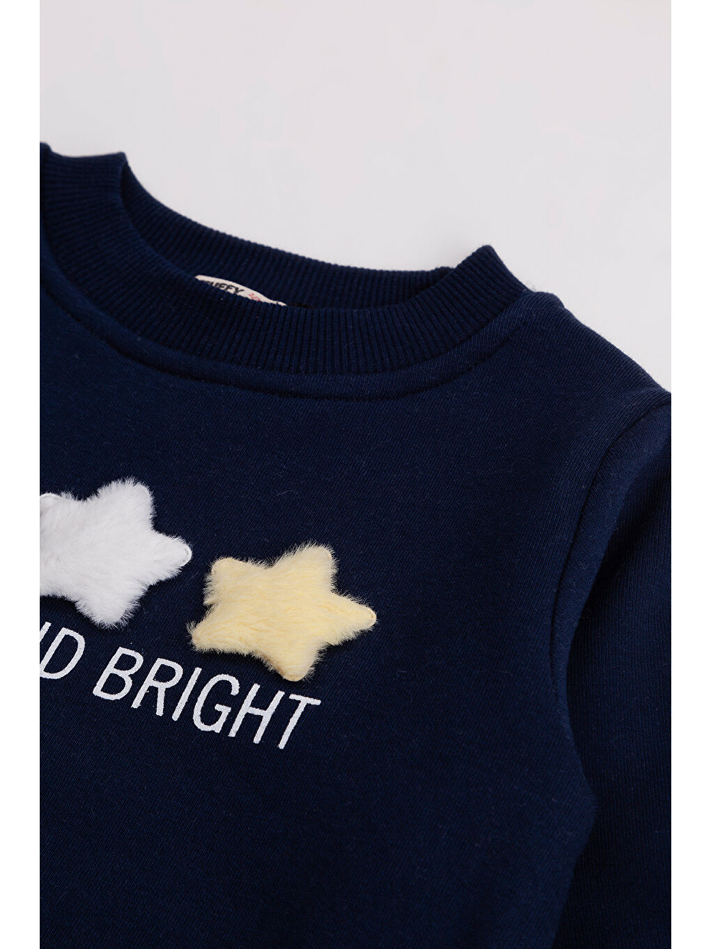 Lacivert Kız Çocuk 2'li Paket Basic Sweatshirt-7