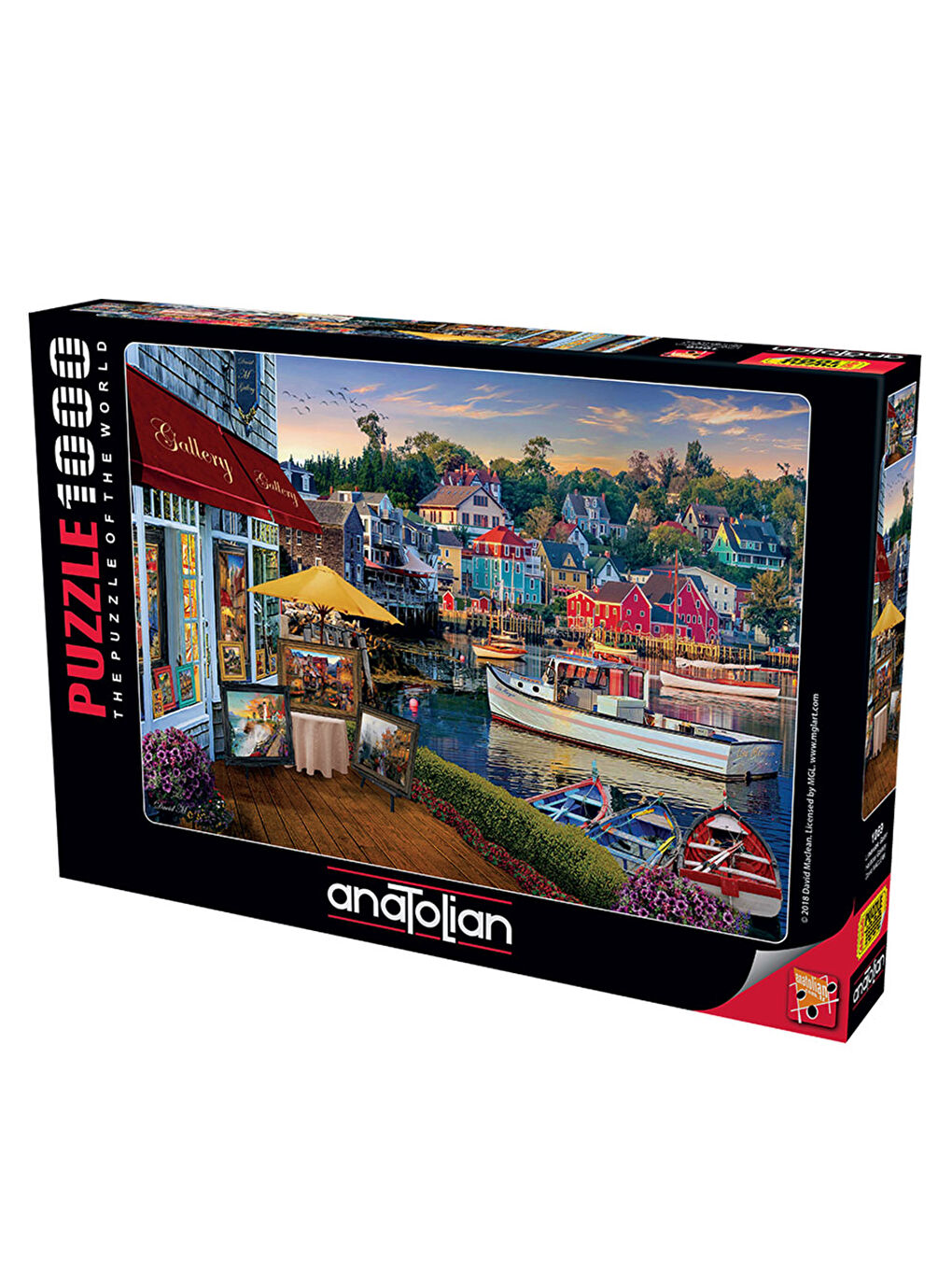 Anatolian Renksiz Puzzle 1000 Parça Limandaki Galeri 1069