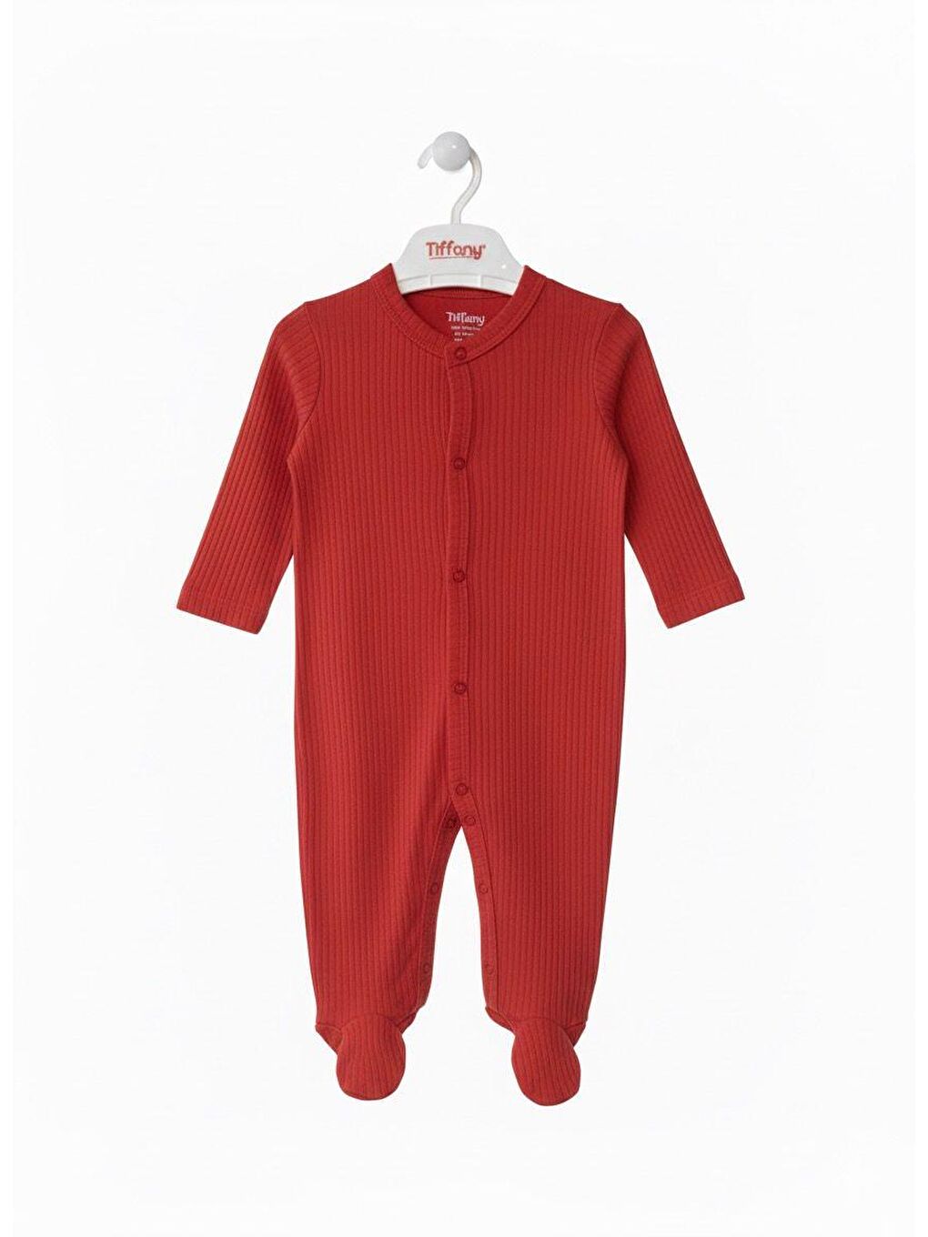 Kırmızı Basic Theme Patikli Raporlu Tulum