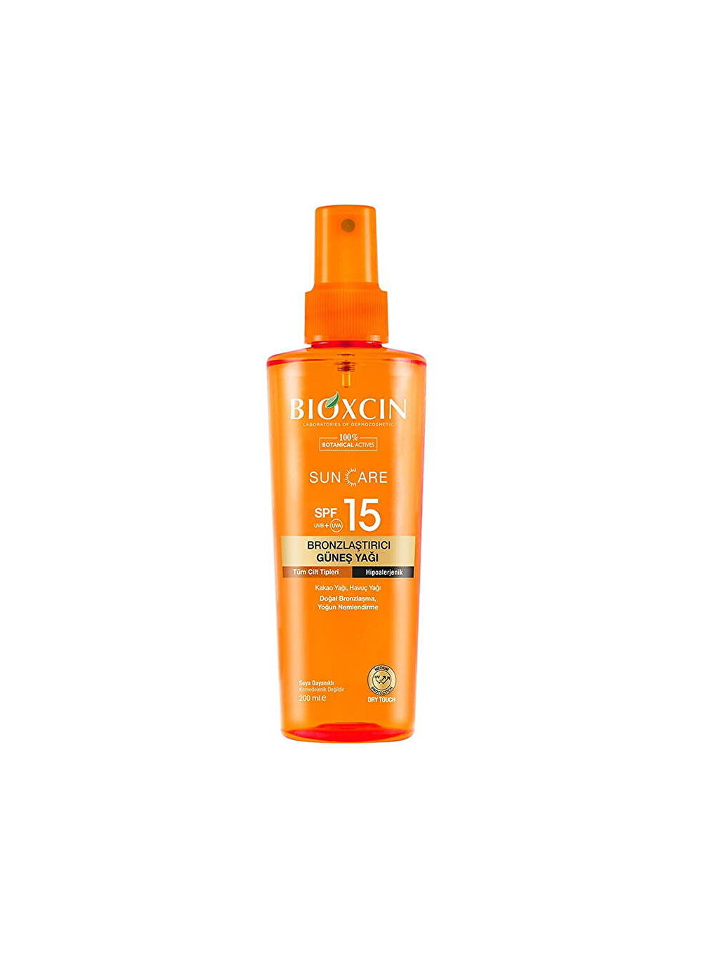 Bioxcin Suncare Bronzlaştırıcı Güneş Yağı SPF15 200ml