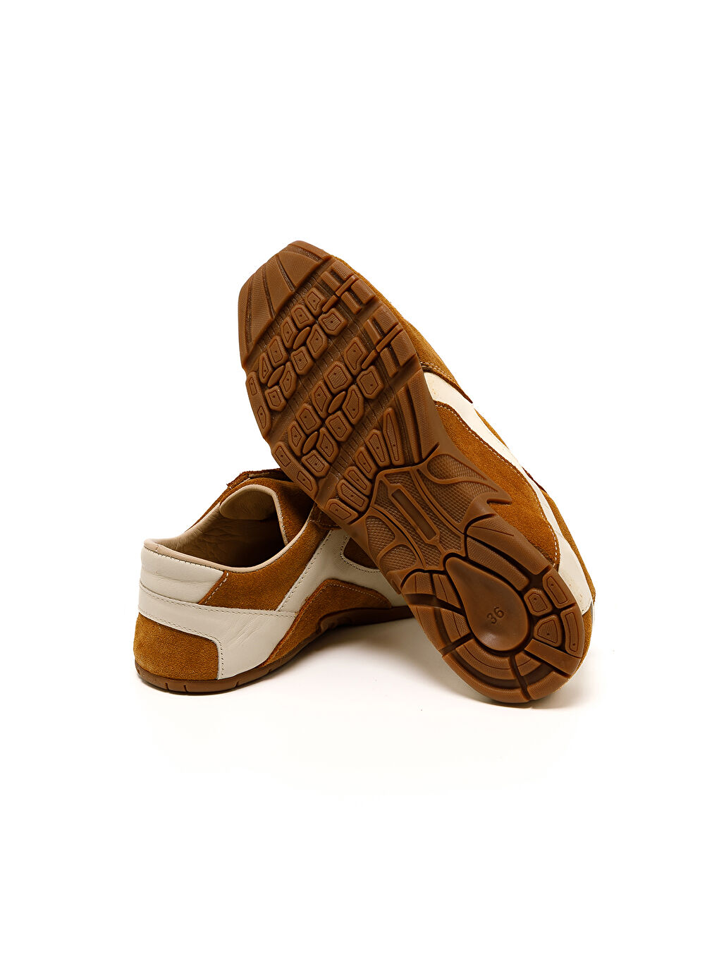 Kahverengi Kadın Sneaker ( Günlük) RC-25Y-187-MIU1005 Taba Süet-Bej Cilt-5