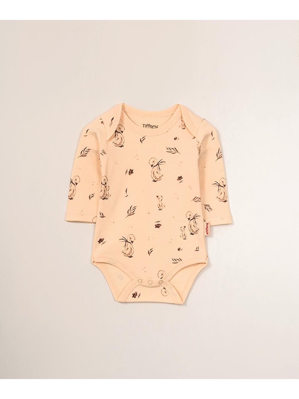 Karışık Mother Swan Organic Tema Uzun Kol Badi