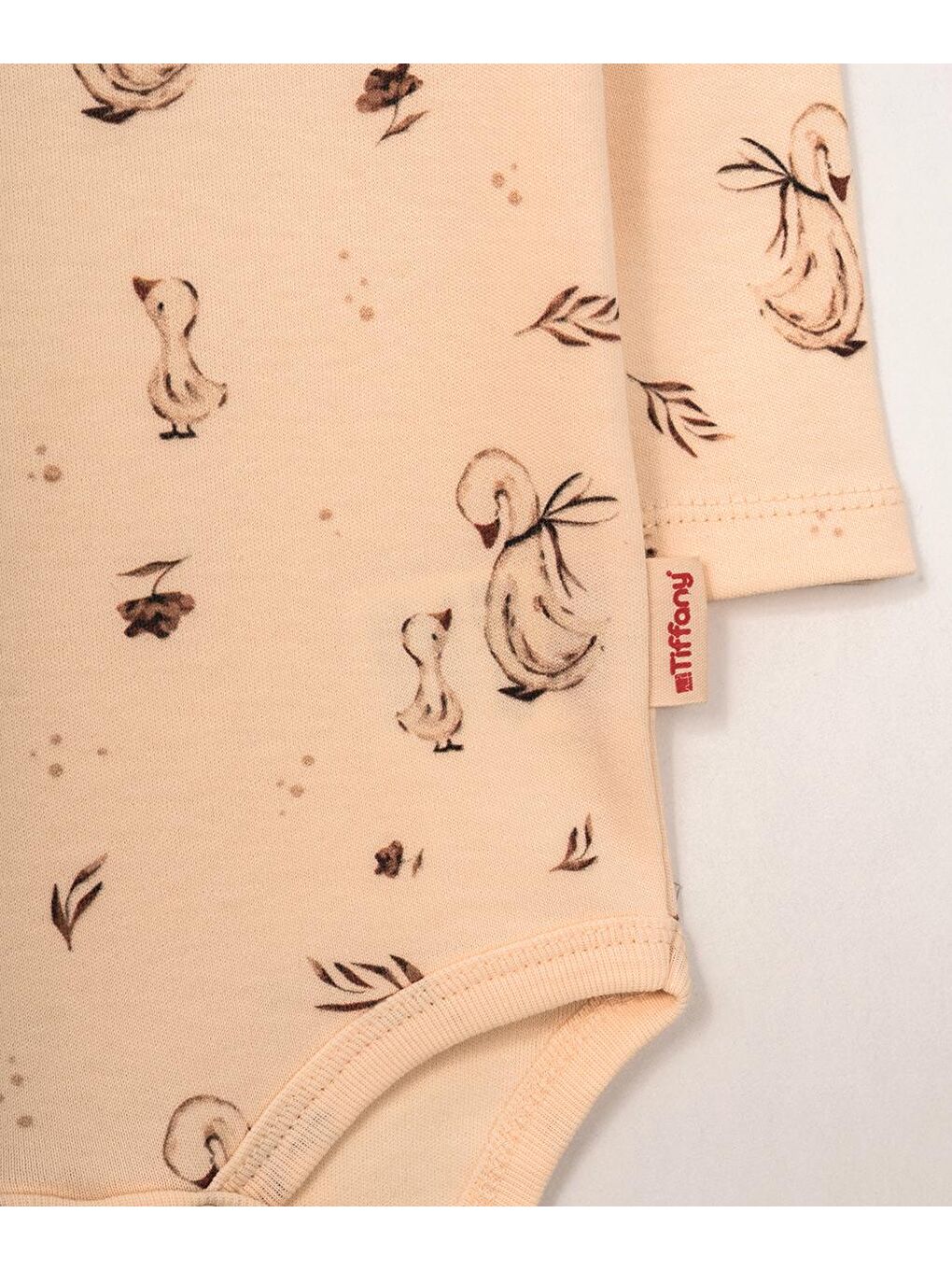 Karışık Mother Swan Organic Tema Uzun Kol Badi-1