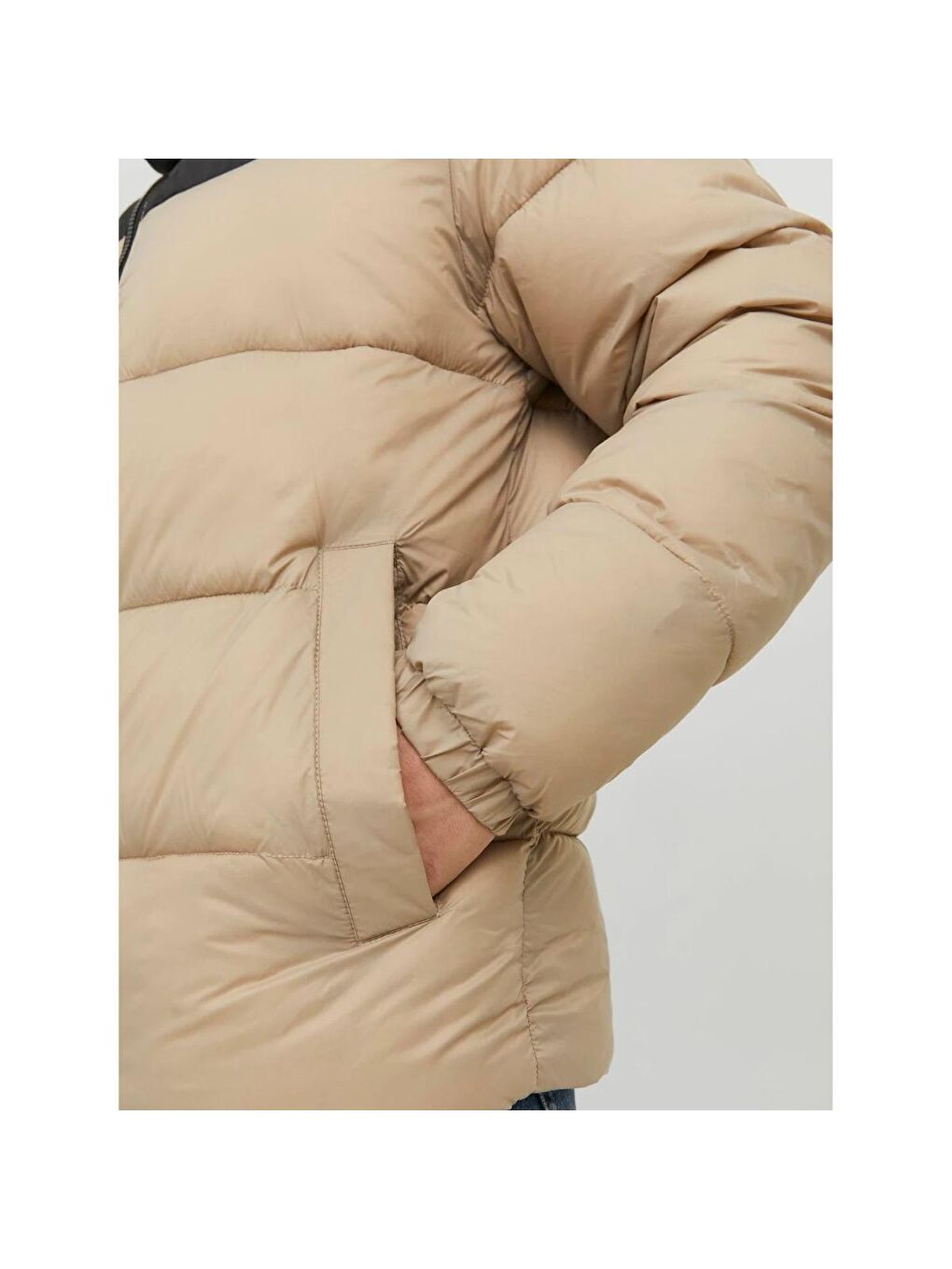 Toby Puffer Hood Sn Erkek Bej Şişme Mont-3