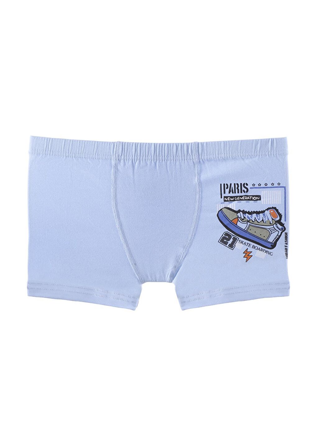 Tom John Karışık Erkek Çocuk Boxer 5 li Paket Garson Likralı - 4