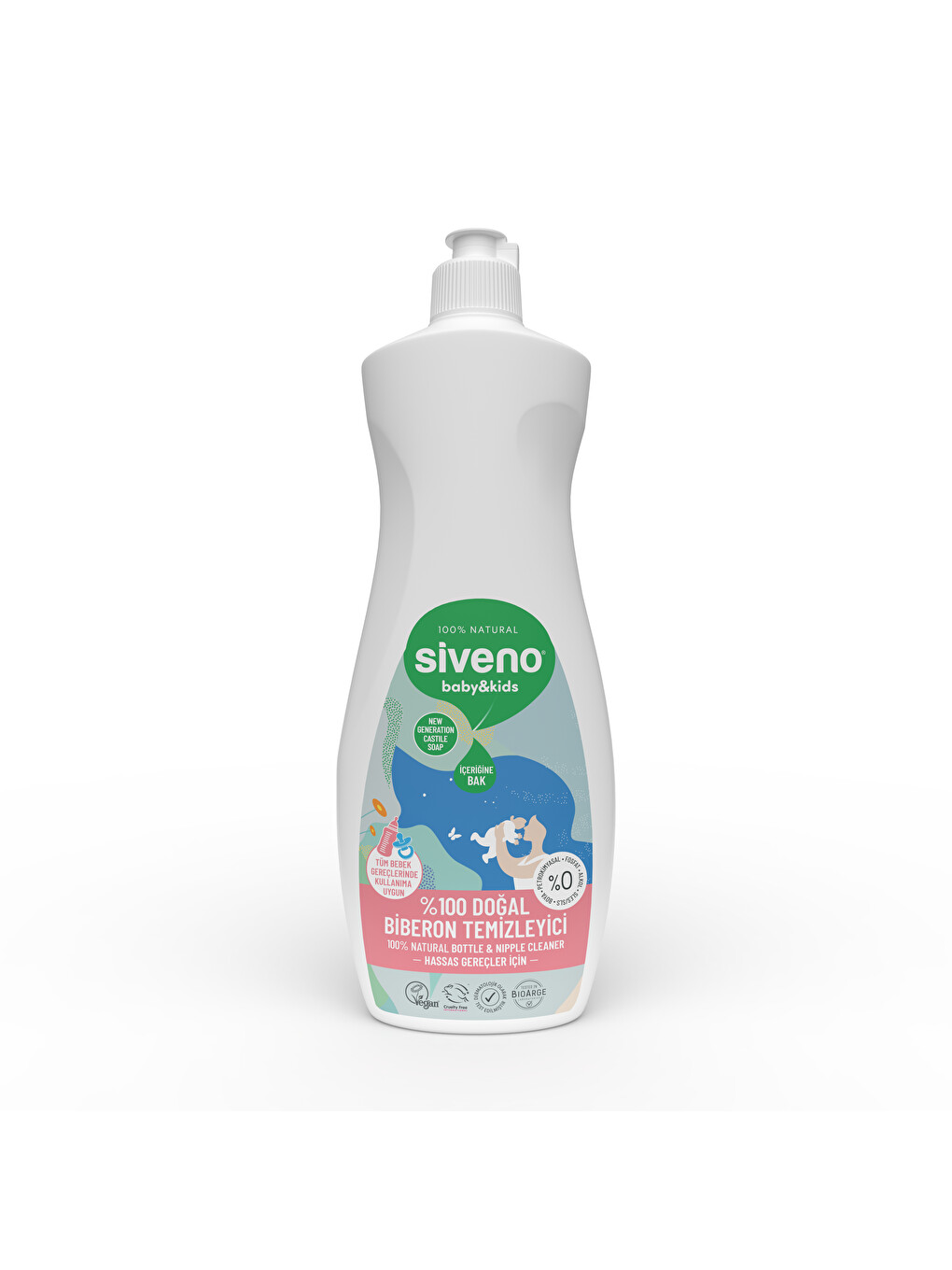 %100 Doğal Emzik Ve Biberon Temizleyicisi Bitkisel Elde Bulaşık Sabunu Nemlendirici Vegan 500 Ml-6