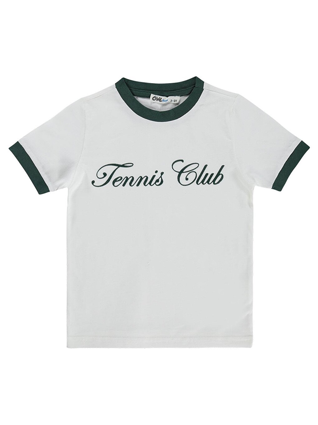 Boys Tennis Club Baskılı 2-5 Yaş Tişört - Yeşil