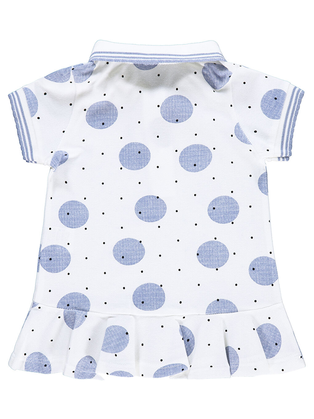 Kız Bebek Elbise 6-18 Ay Ekru-1