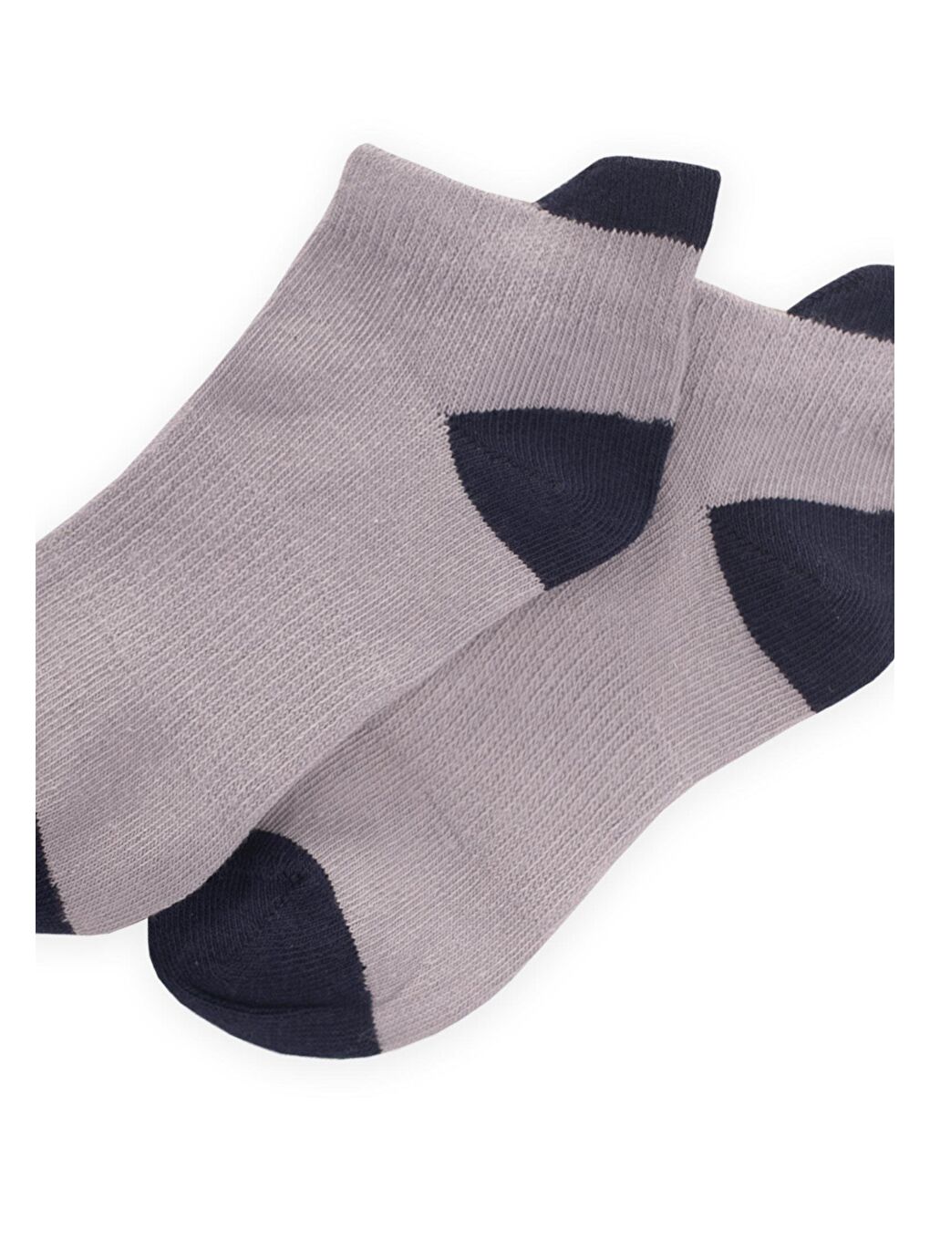Gri Erkek Çocuk Patik Çorap-1