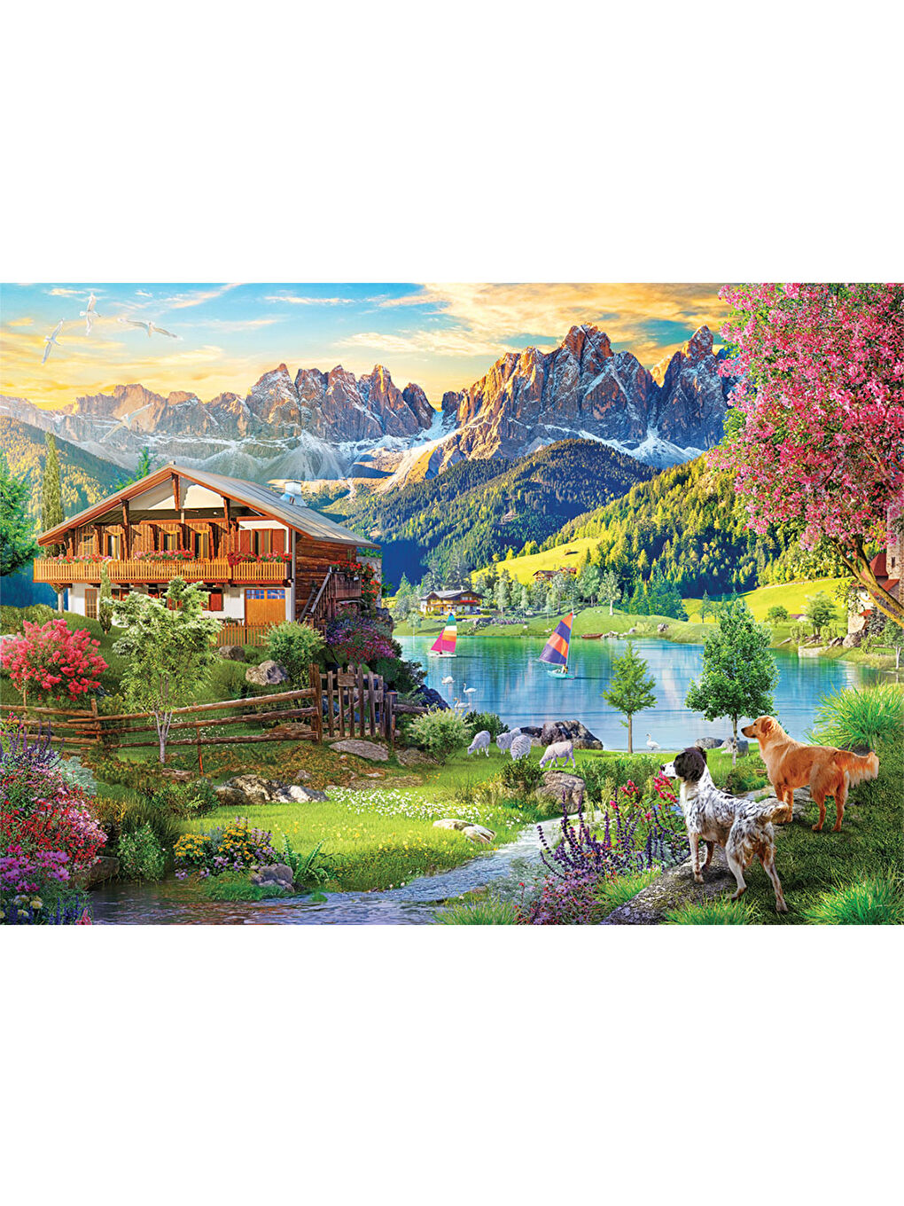 Anatolian Puzzle 3000 Parça Dolomit Dağları 4928 - 1