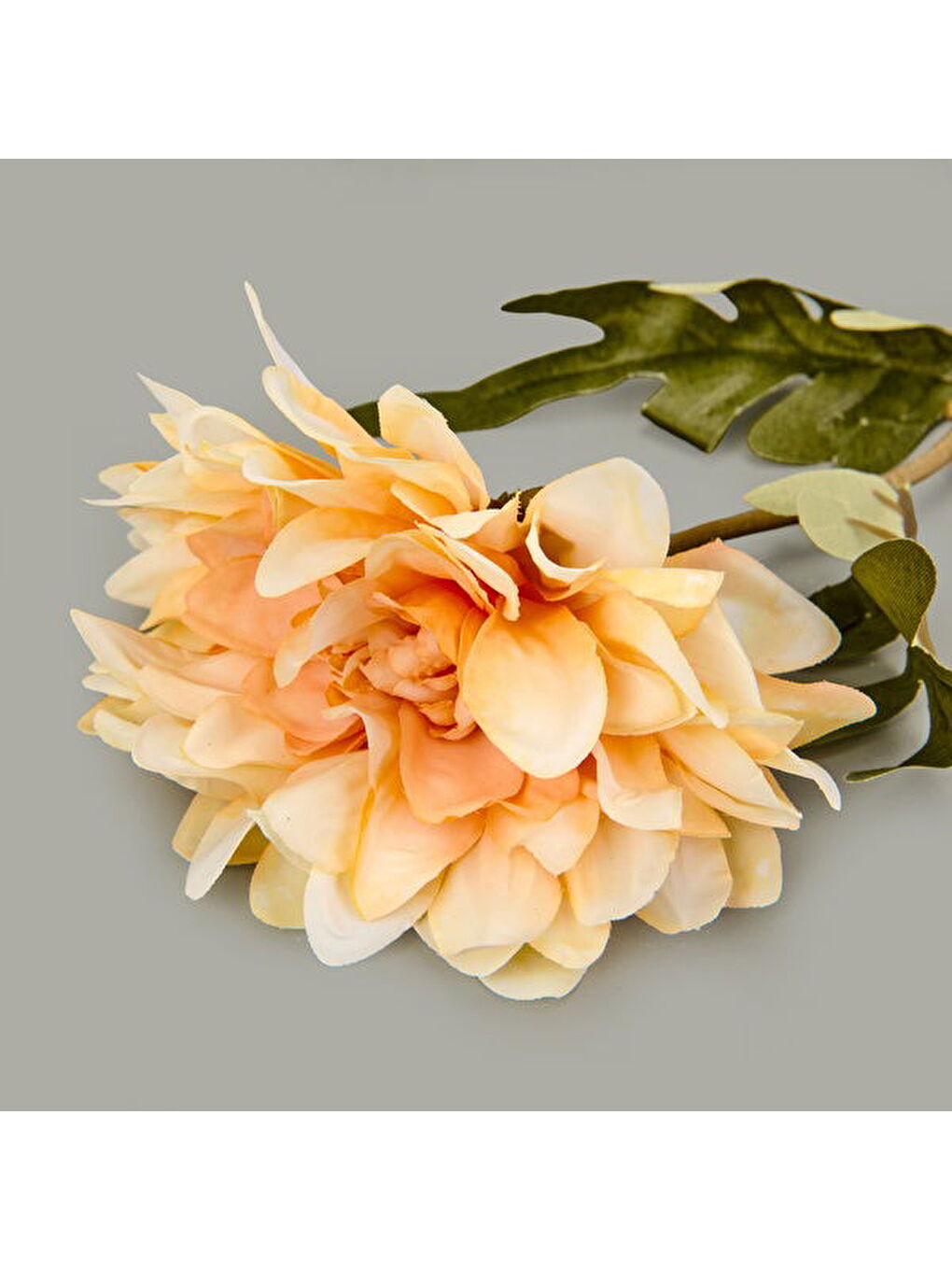 Deco Yıldız Dal Çiçek - Turuncu - 38 cm-1