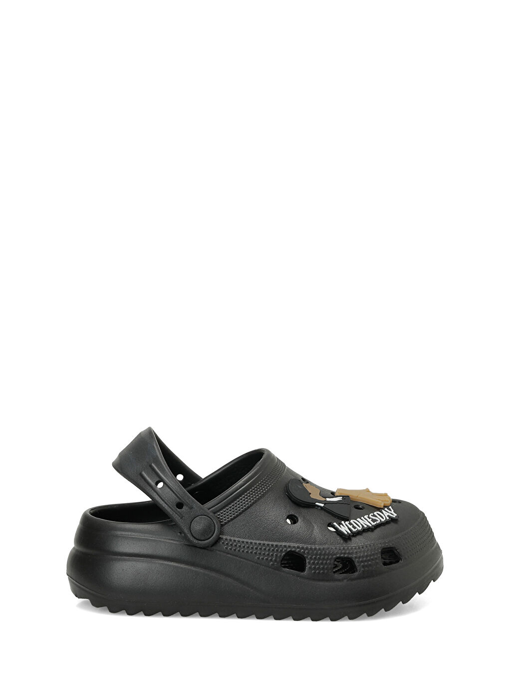 HESNA.F6FX Siyah Kız Çocuk Sabo Terlik