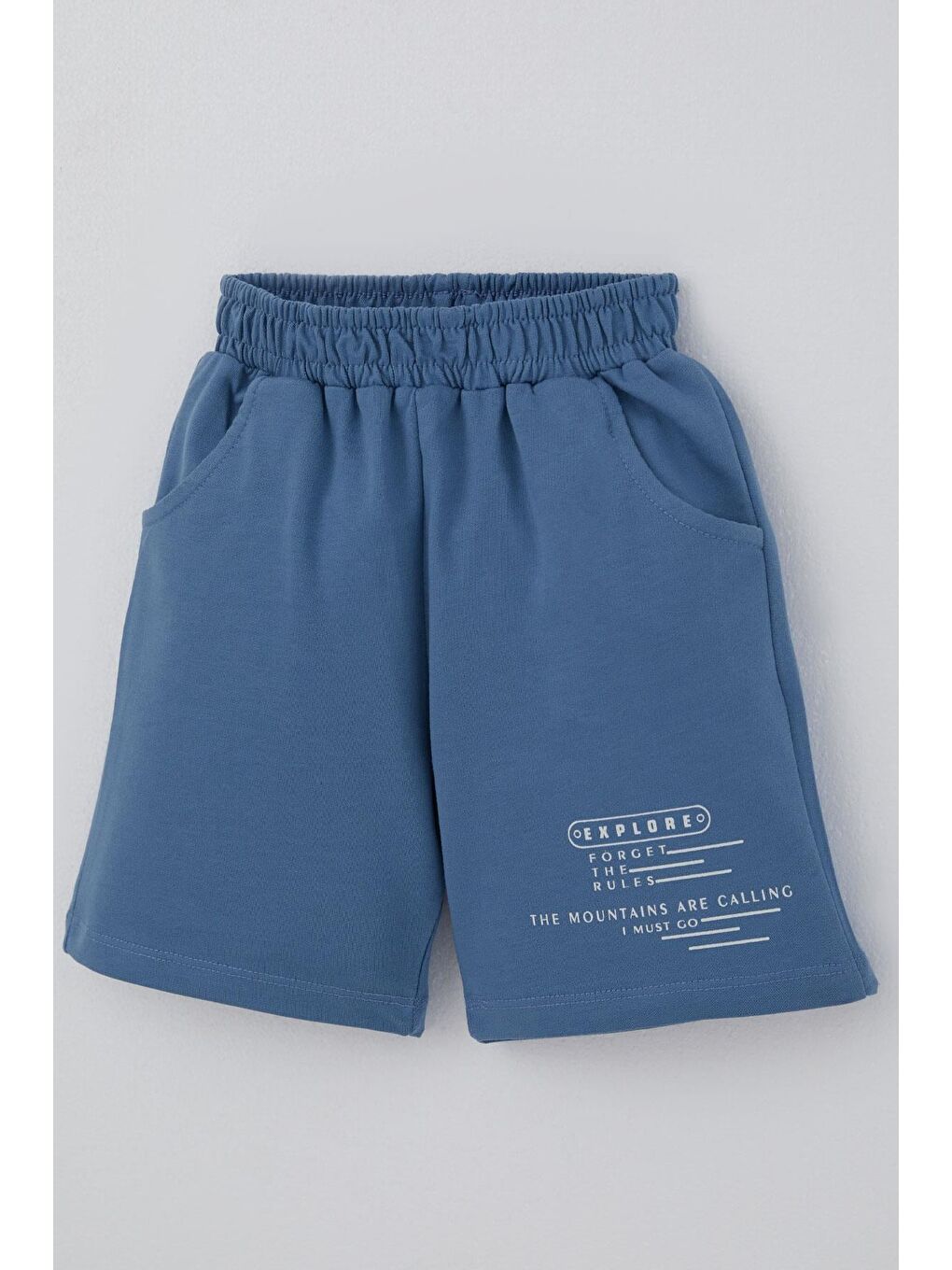 Erkek Çocuk Şortlu Takım Havalı Atv Sürücü Dino Sırt Baskı Detaylı Beyaz (3-8 Yaş)-8