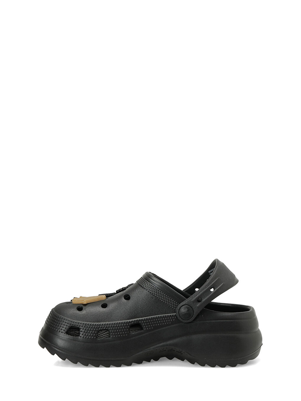 HESNA.F6FX Siyah Kız Çocuk Sabo Terlik-2