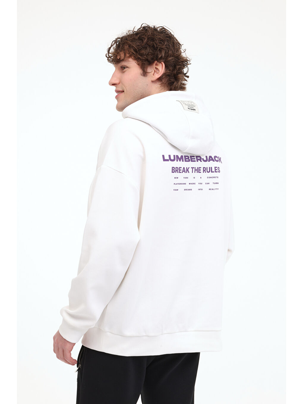 Bej ML FRANCO 17FF06 5FX Ekru Erkek Sweatshirt-1