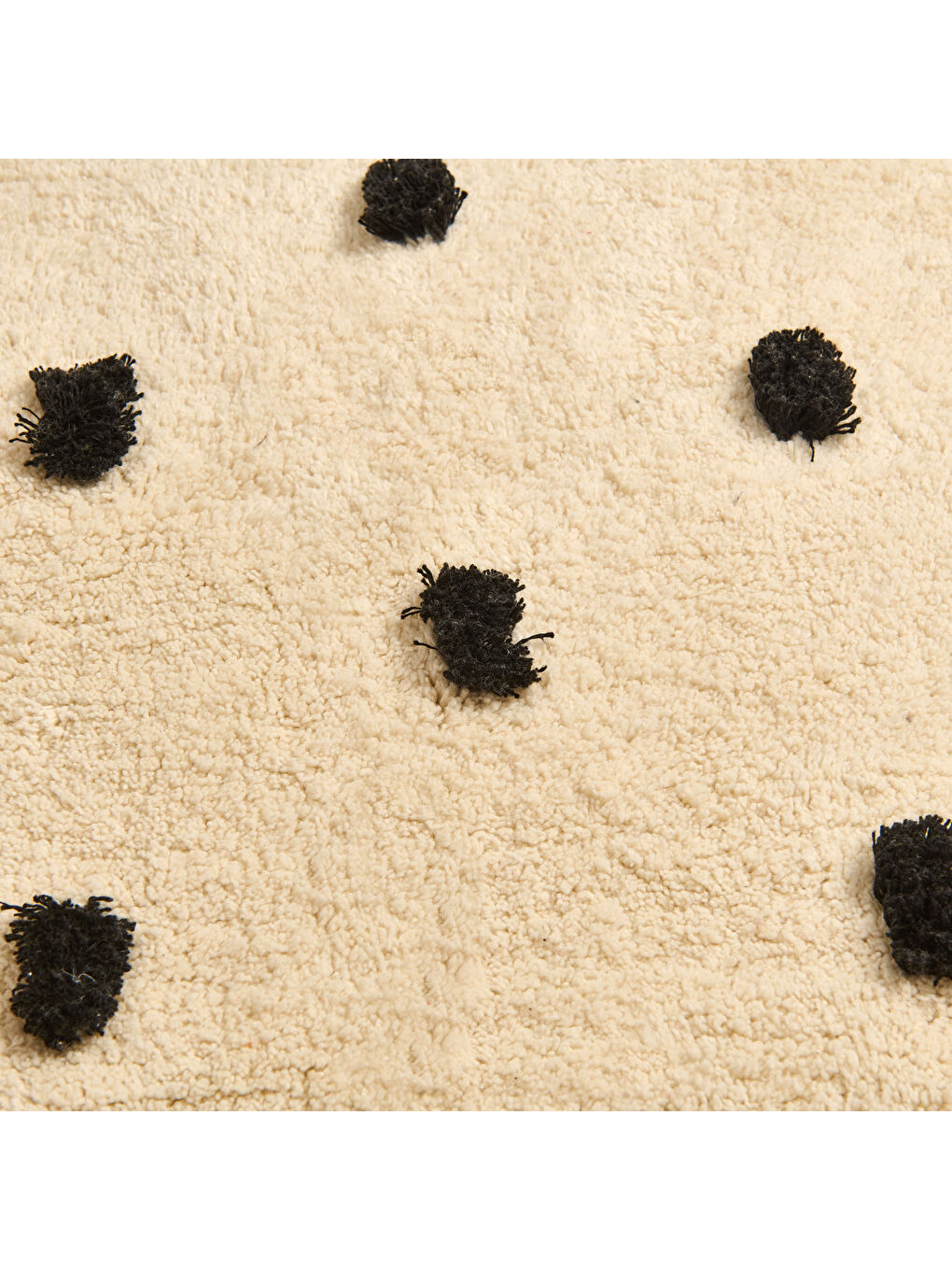 Lila Soft Tufting Vira Banyo Paspası - Ekru / Hardal - 60x90 cm-2