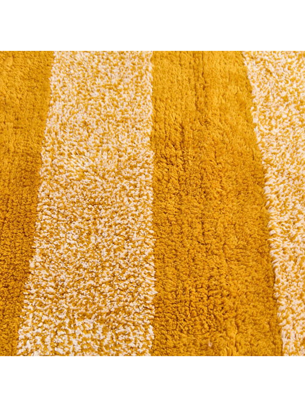 Lila Soft Tufting Vira Banyo Paspası - Ekru / Hardal - 60x90 cm-5