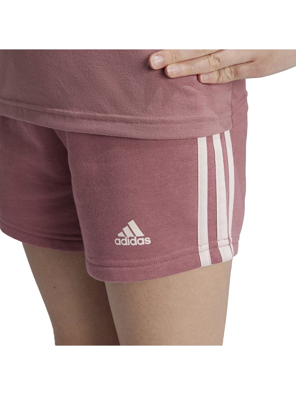 Adidas G 3 Stripes Kadın Pembe Şort - 1