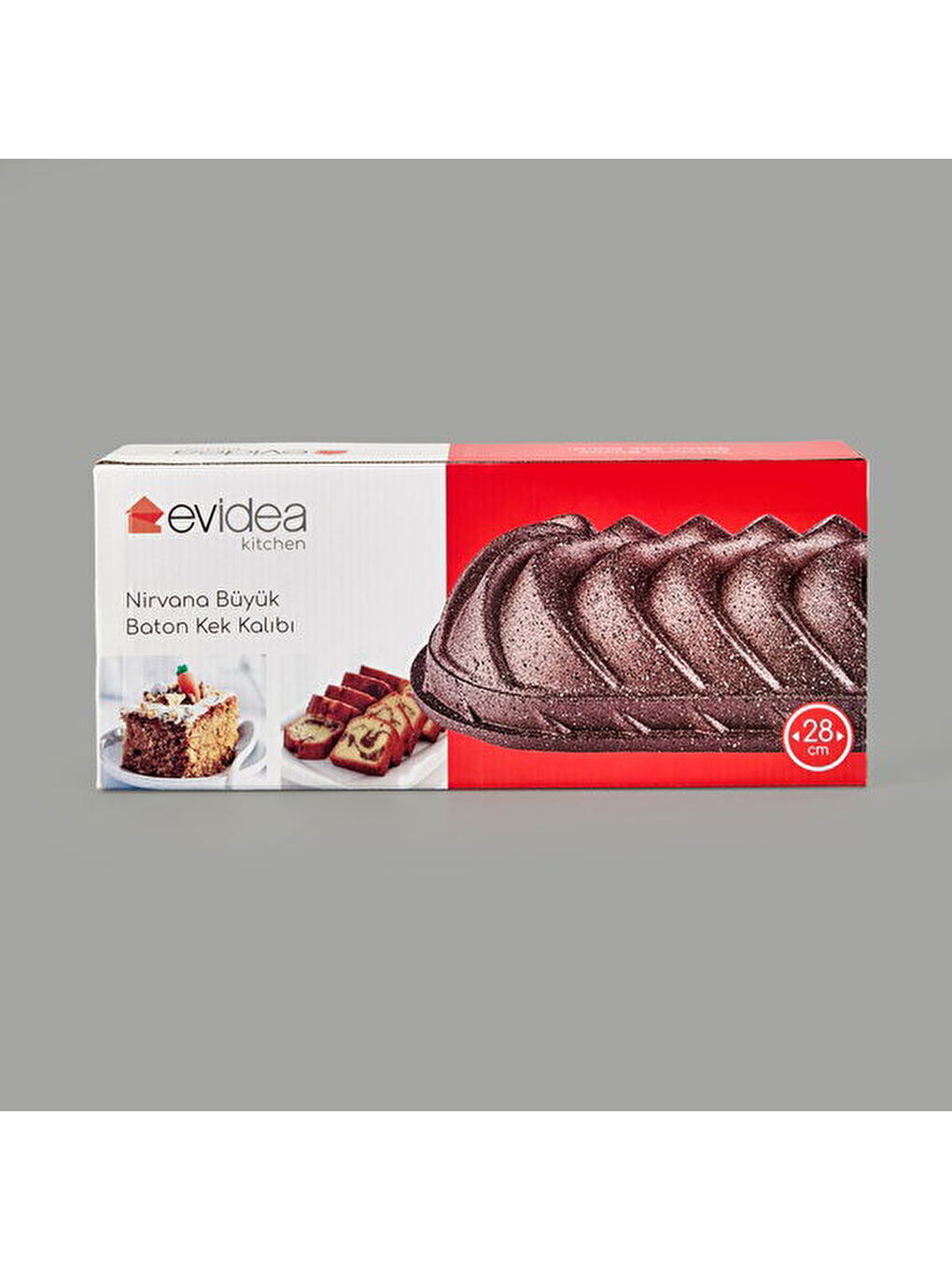 Kitchen Nirvana Büyük Baton Kek Kalıbı - Pembe - 28 cm-5