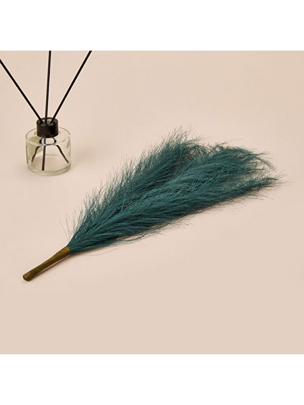 Dekoratif Tüy - Yeşil - 44 cm-1