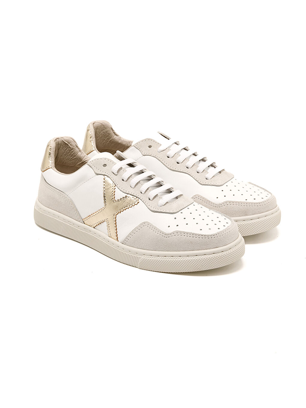 Kadın Sneaker ( Günlük) RC-25Y-006-M44 Beyaz Cilt-Altın-2