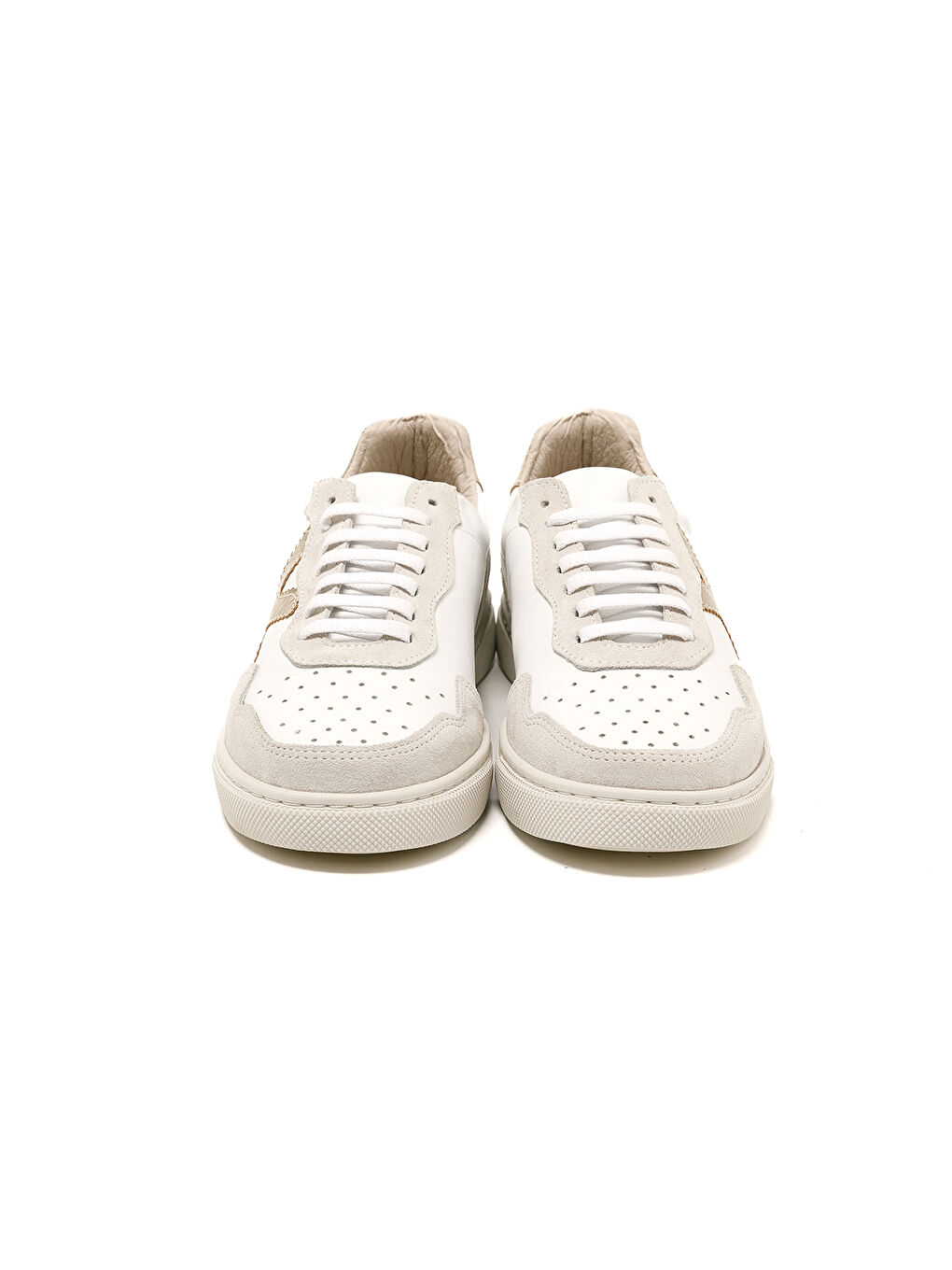 Kadın Sneaker ( Günlük) RC-25Y-006-M44 Beyaz Cilt-Altın-3