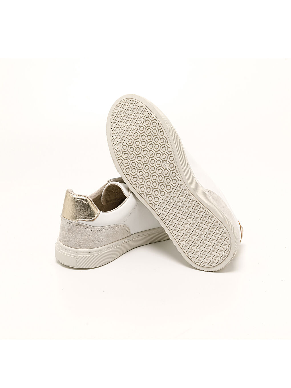 Kadın Sneaker ( Günlük) RC-25Y-006-M44 Beyaz Cilt-Altın-5