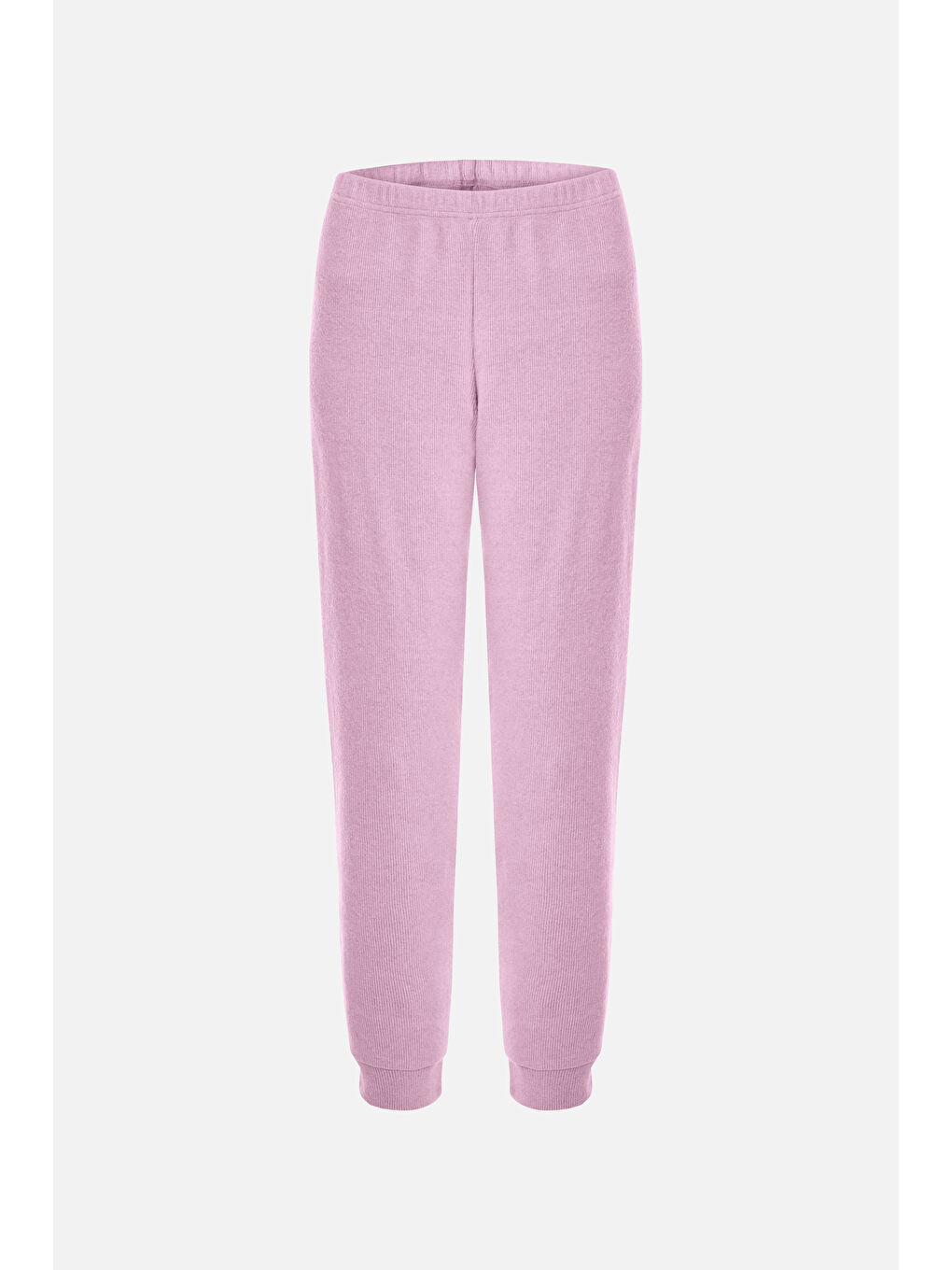 Kadın Soft Touch Kol ve Paça Bant Detaylı Pembe Renk Pijama Takımı-2