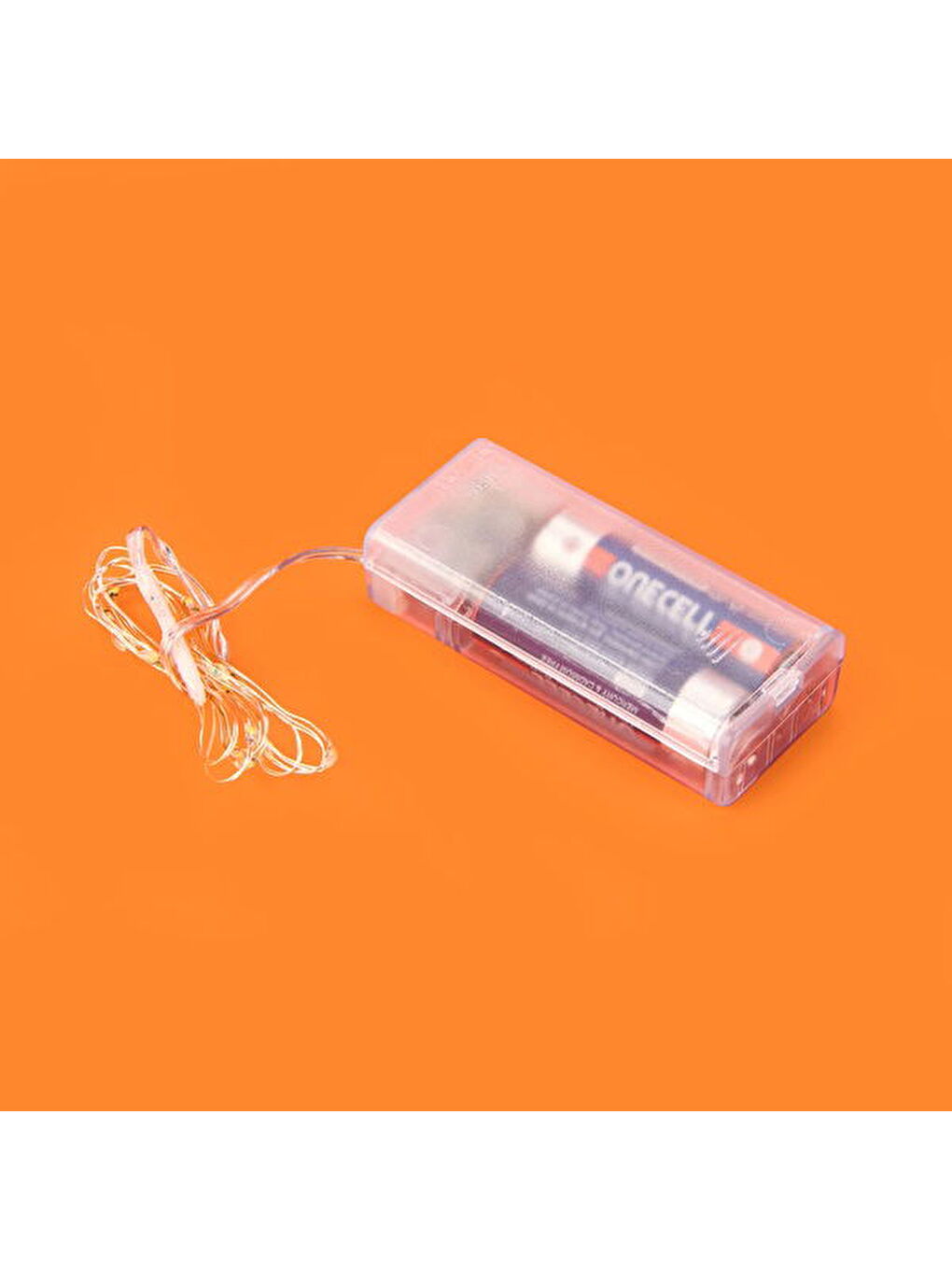 Renksiz 20 Işıklı Led - Şeffaf - 95 cm-3