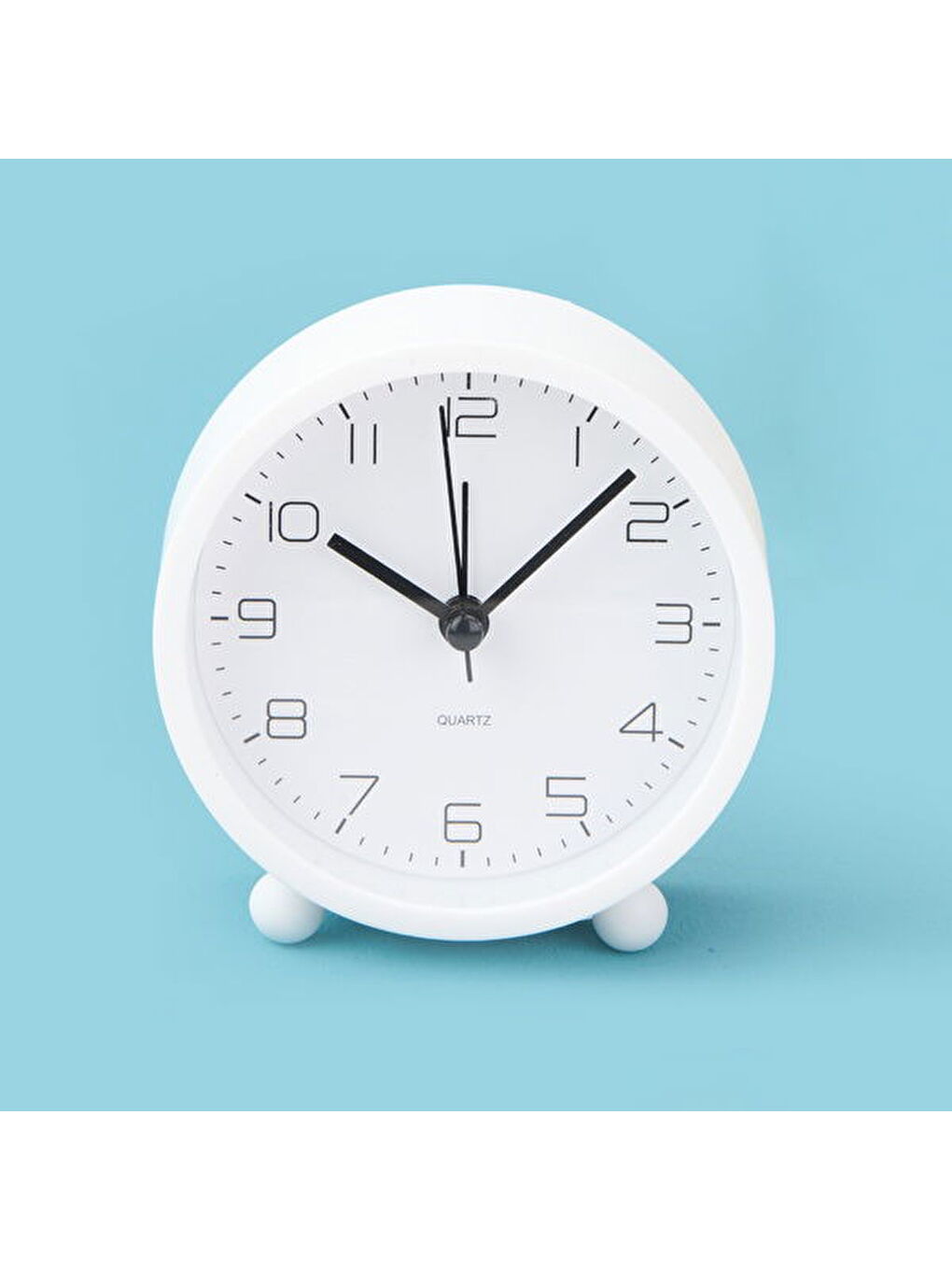 Kronos Masa Saati - Beyaz - 9x4 cm