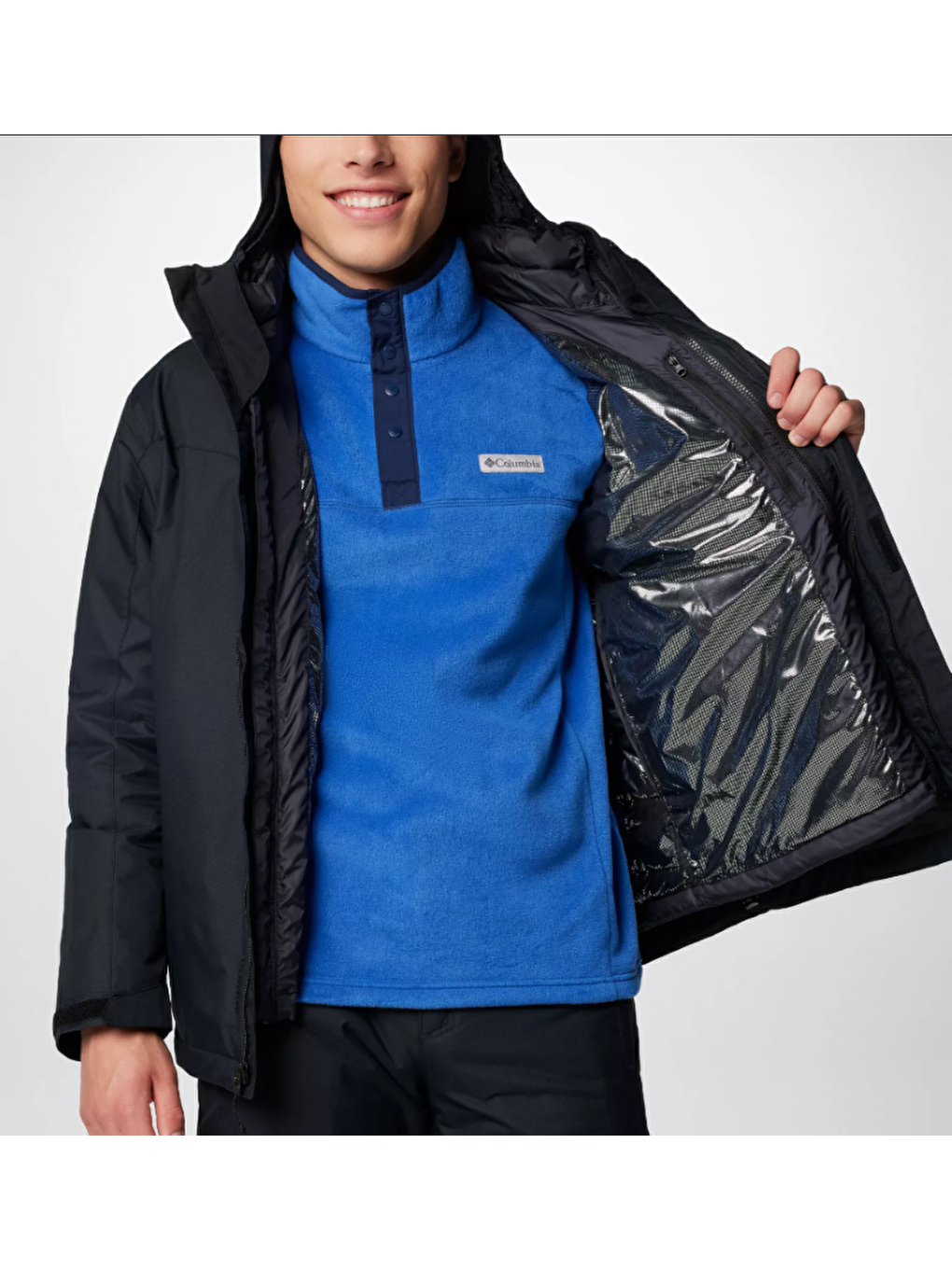 Whirlibird V™ Interchange Jacket Siyah Erkek Outdoor Kayak Mont WM9191-2