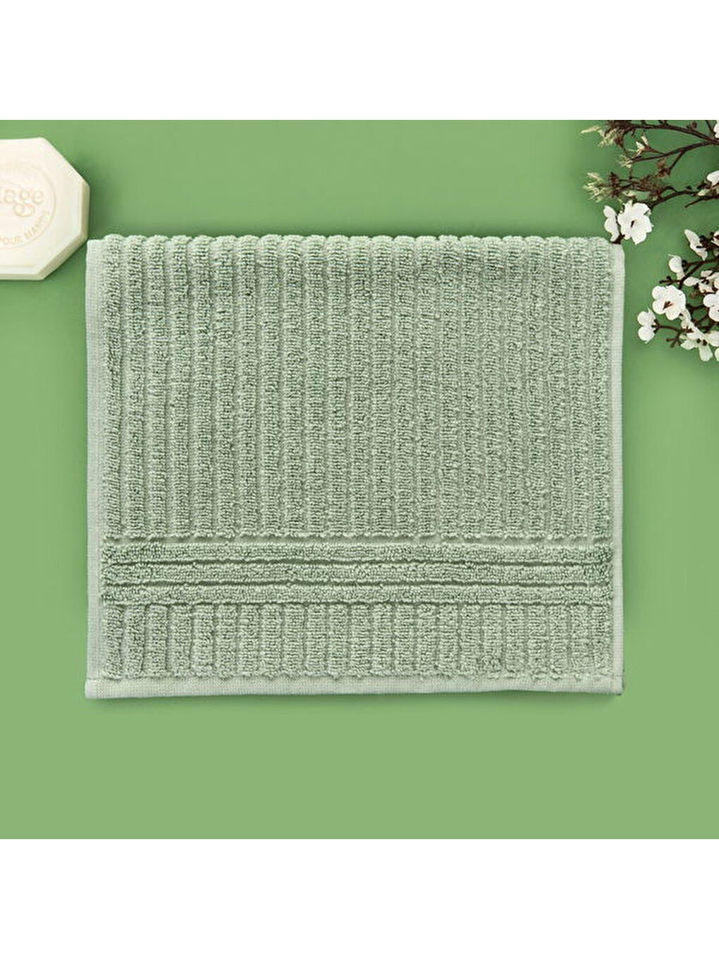 Soft Microcotton El Havlusu - Yeşil - 30x50 cm