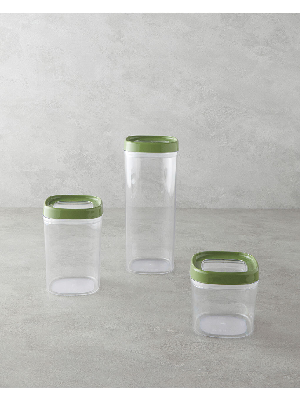 Alfred Plastik Kavanoz 600 ml Yeşil-3