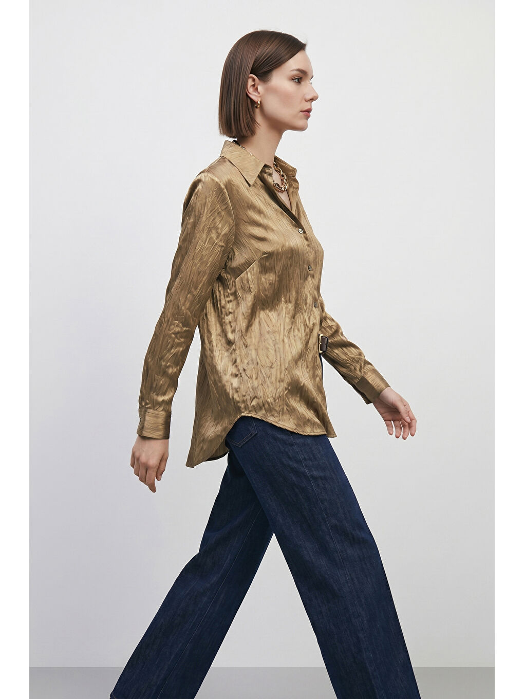 Salaş Gömlek - Bej-1