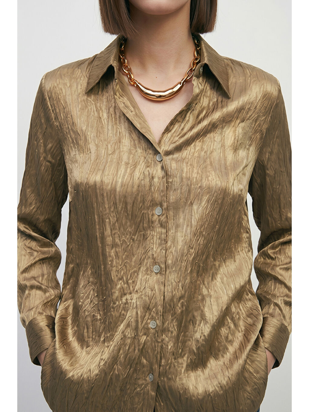 Salaş Gömlek - Bej-2