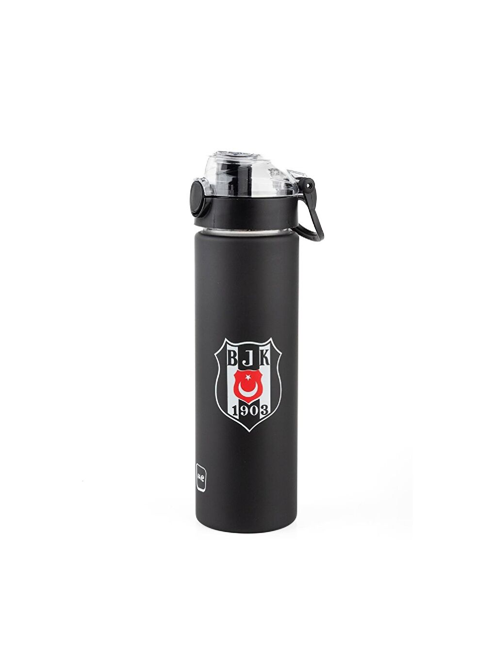 Tritan Logo Baskılı Matara 630 ml Mat Siyah (25387)