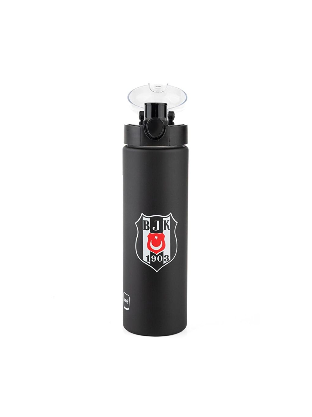 Tritan Logo Baskılı Matara 630 ml Mat Siyah (25387)-3