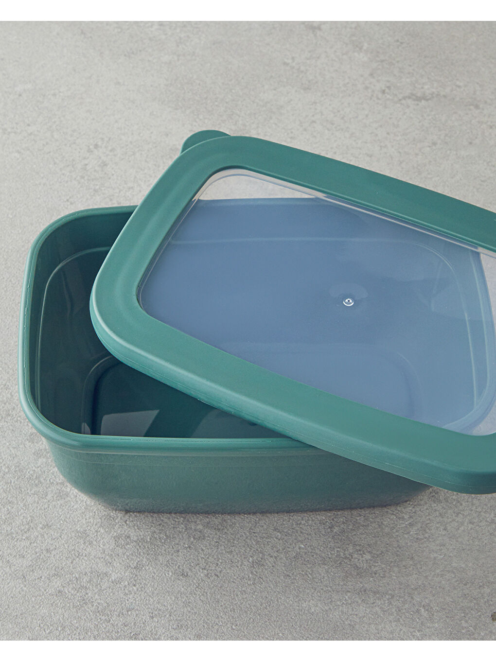 Paisley Plastik 2'li Kavanoz 750 ml-1300 ml Yeşil-2